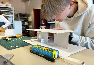 Academie Arendonk hoofdvestigingsplaats opleiding jongeren Deeltijds Kunstonderwijs DKO Beeldende en Audiovisuele Kunsten BAK 3de graad optie Architectuuratelier