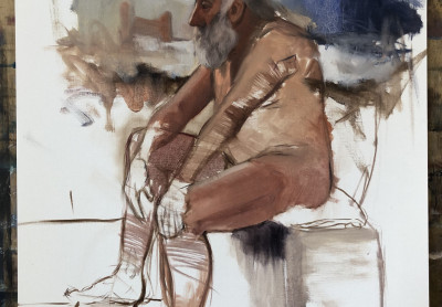 Academie Arendonk_levend model_focus schilderen_20-21