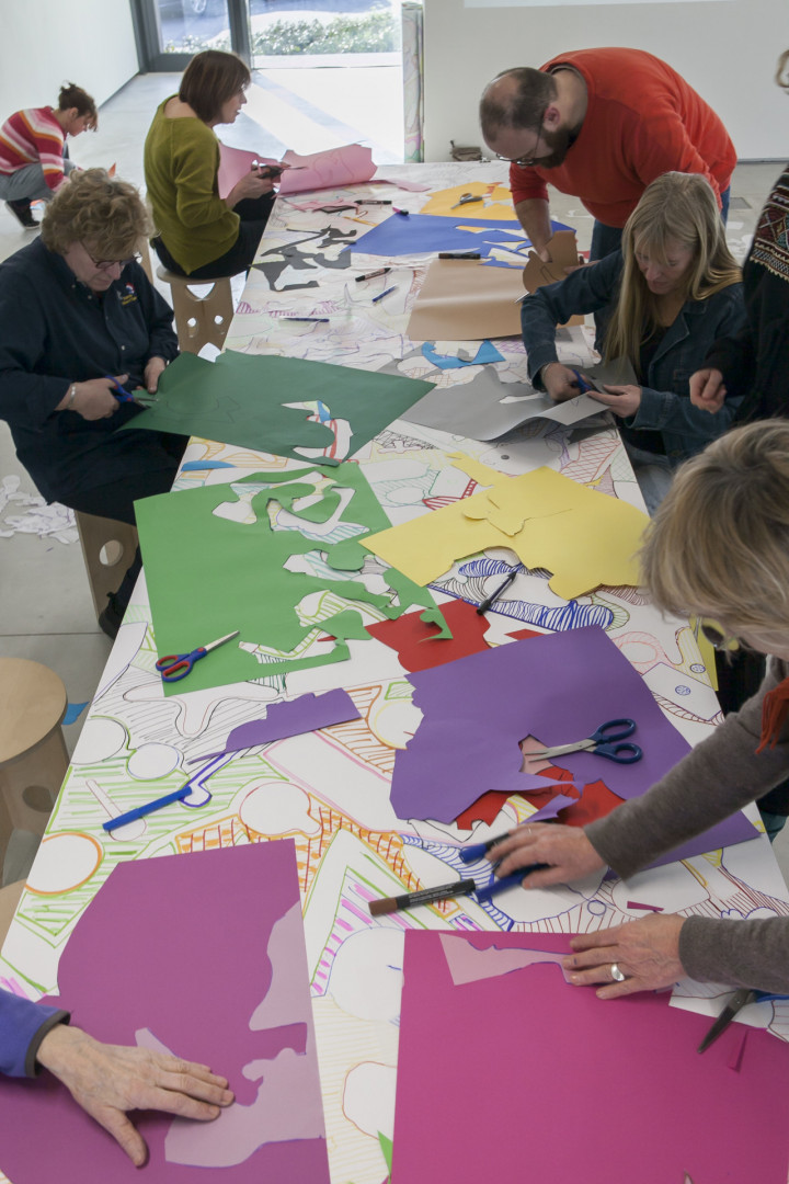 Academie Arendonk Deeltijds Kunstonderwijs DKO Beeldende en Audiovisuele Kunsten BAK nieuws project Collectieve improvisatiemachine Kristof Van Gestel