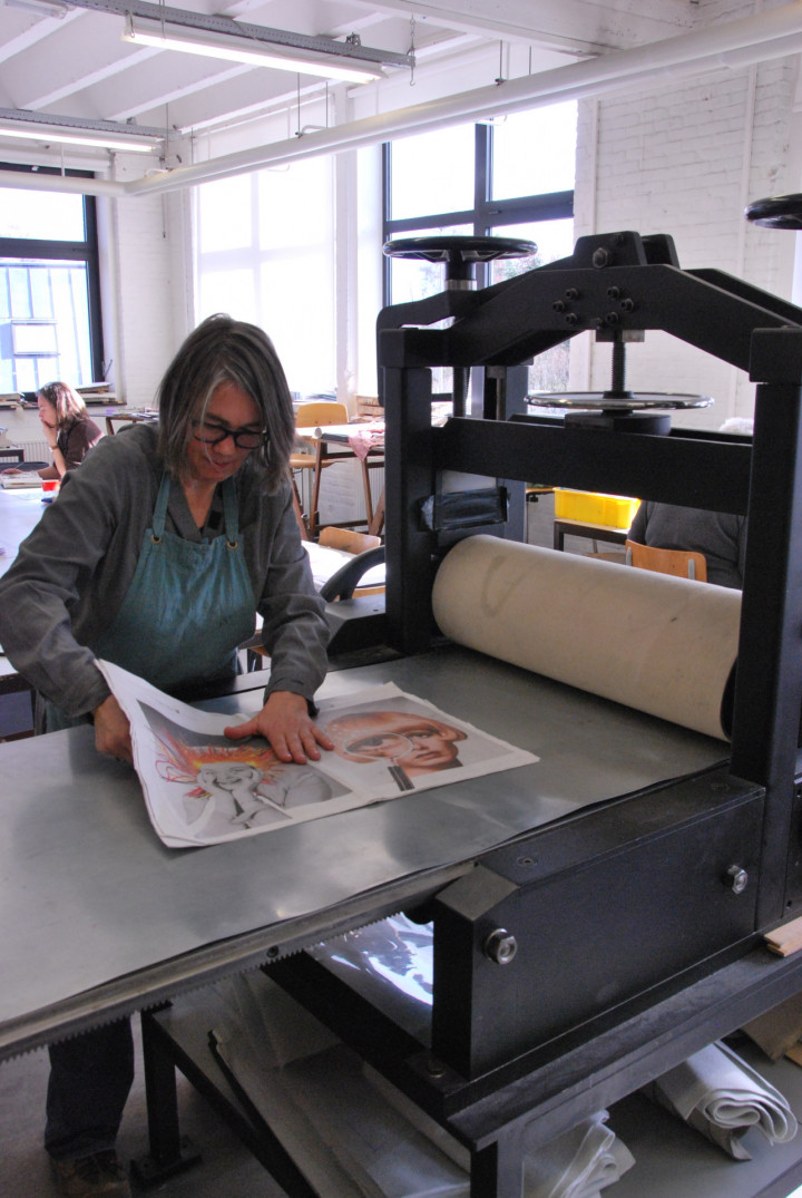 Academie Arendonk opleiding volwassenen Deeltijds Kunstonderwijs DKO Beeldende en Audiovisuele Kunsten BAK langlopende studierichting 4de graad optie Grafiekkunst