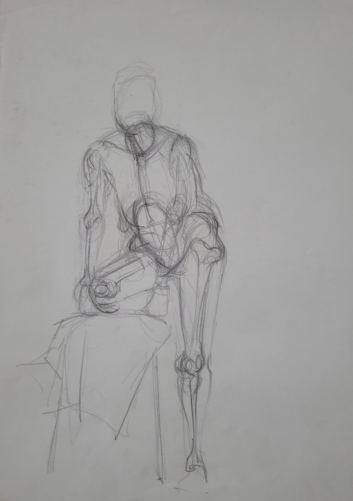 Academie Arendonk opleiding volwassenen Deeltijds Kunstonderwijs DKO Beeldende en Audiovisuele Kunsten BAK langlopende studierichting 4de graad optie Levend Model tekenen