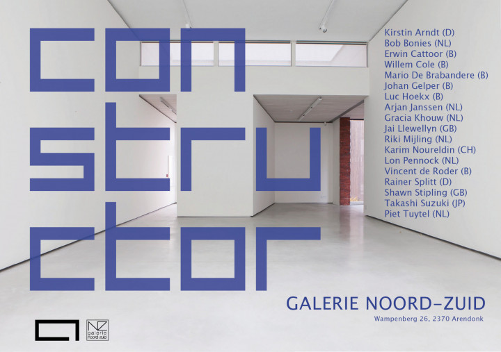 Galerie NZ dependance Academie Arendonk Deeltijds Kunstonderwijs DKO Beeldende en Audiovisuele Kunsten BAK expo Constructor 17 november 16 december 2018