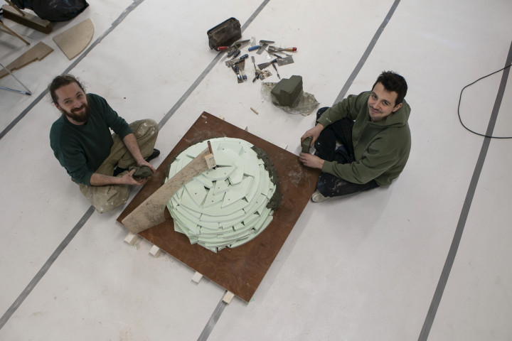 Galerie NZ dependance Academie Arendonk Deeltijds Kunstonderwijs DKO Beeldende en Audiovisuele Kunsten BAK expo We zullen zien Florian Mertens Quinten Van Essche 3 februari 7 maart 2020
